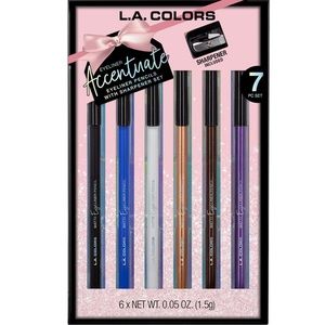 🌸 3/$10 L.A. COLORS 7 Piece Eyeliner Accentuate Gift Set